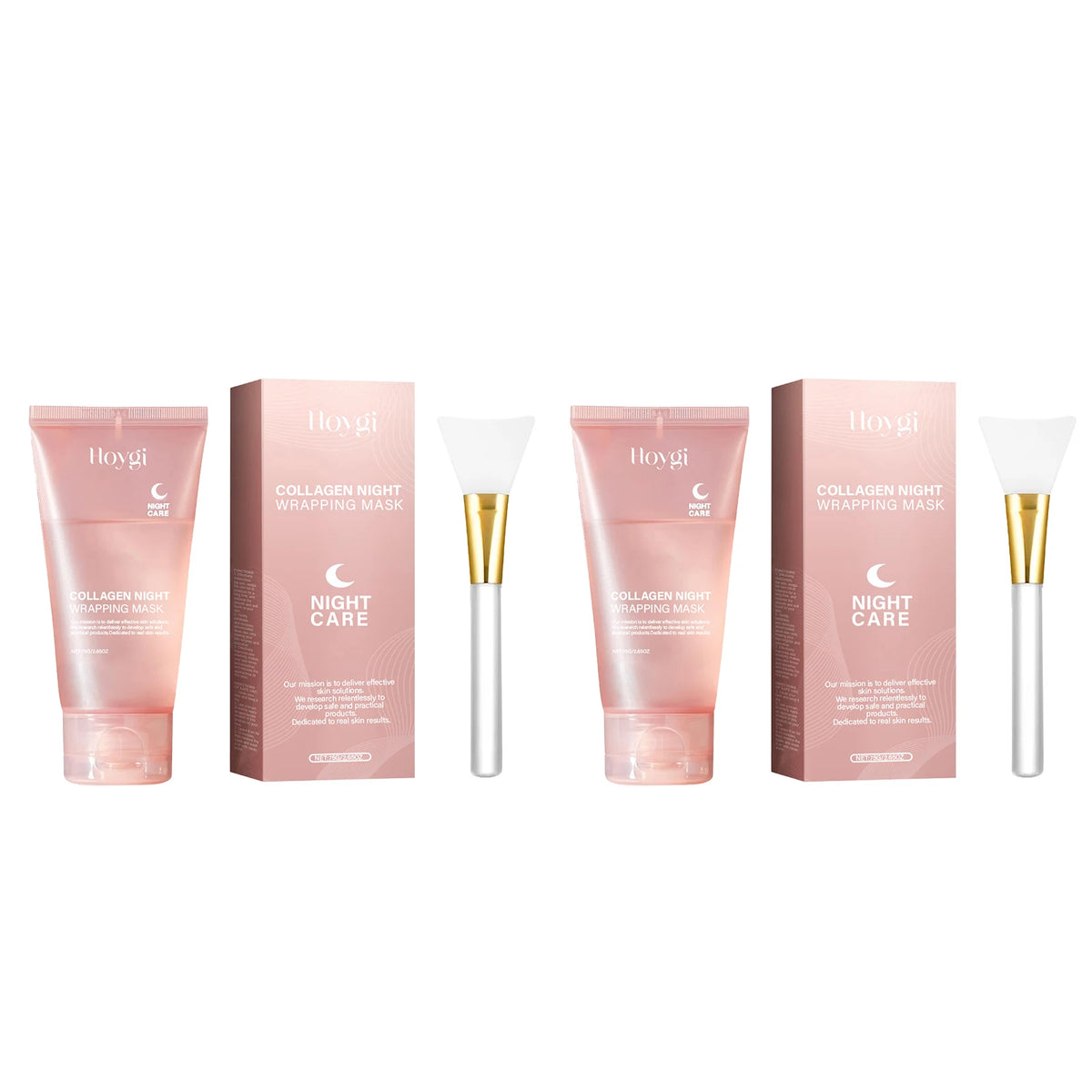 Hoygi Collagen Hyaluronic Acid Night Peel Off Mask With Spatula