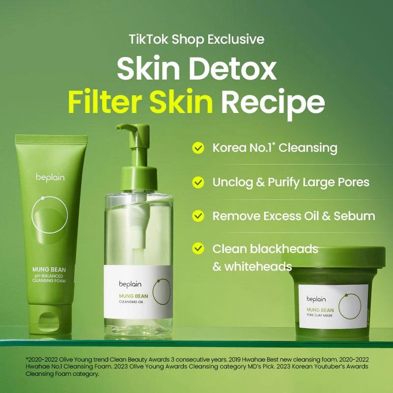 Beplain Skin Detox Trio Glow Kit For Pore Care And Repair