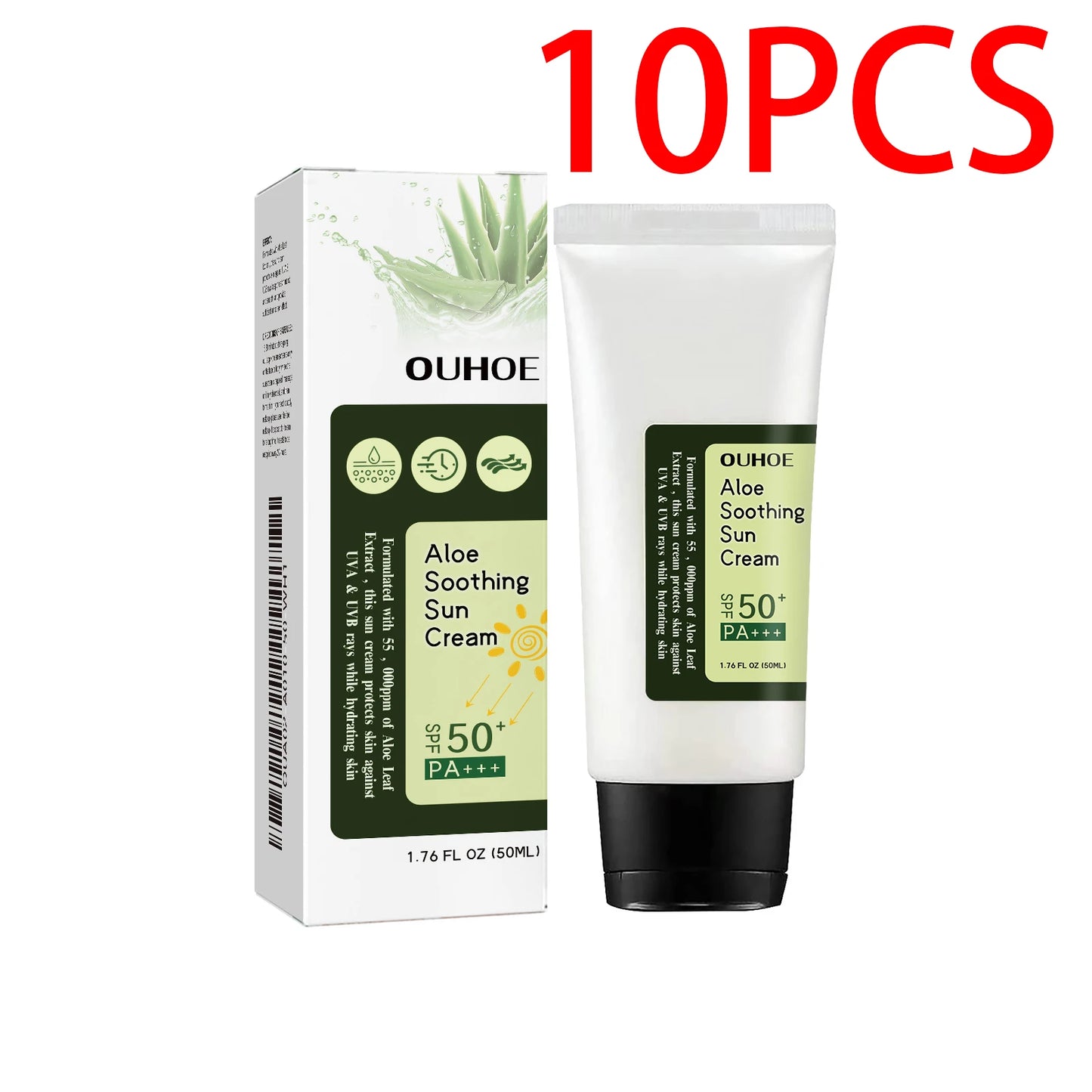 Ouhoe Aloe Vera Protective Sunscreen SPF 50 Face And Body