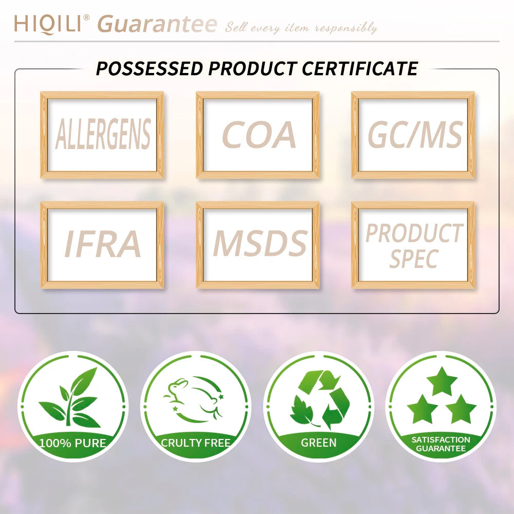 HIQILI Fragrance Oils Set Nature Theme Gift Pack For Aromatherapy