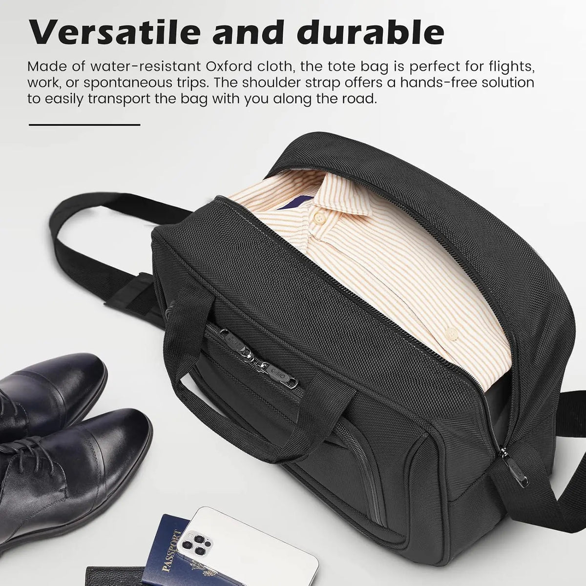 Coolife Luggage Set With TSA Lock Spinner Wheels And Tote