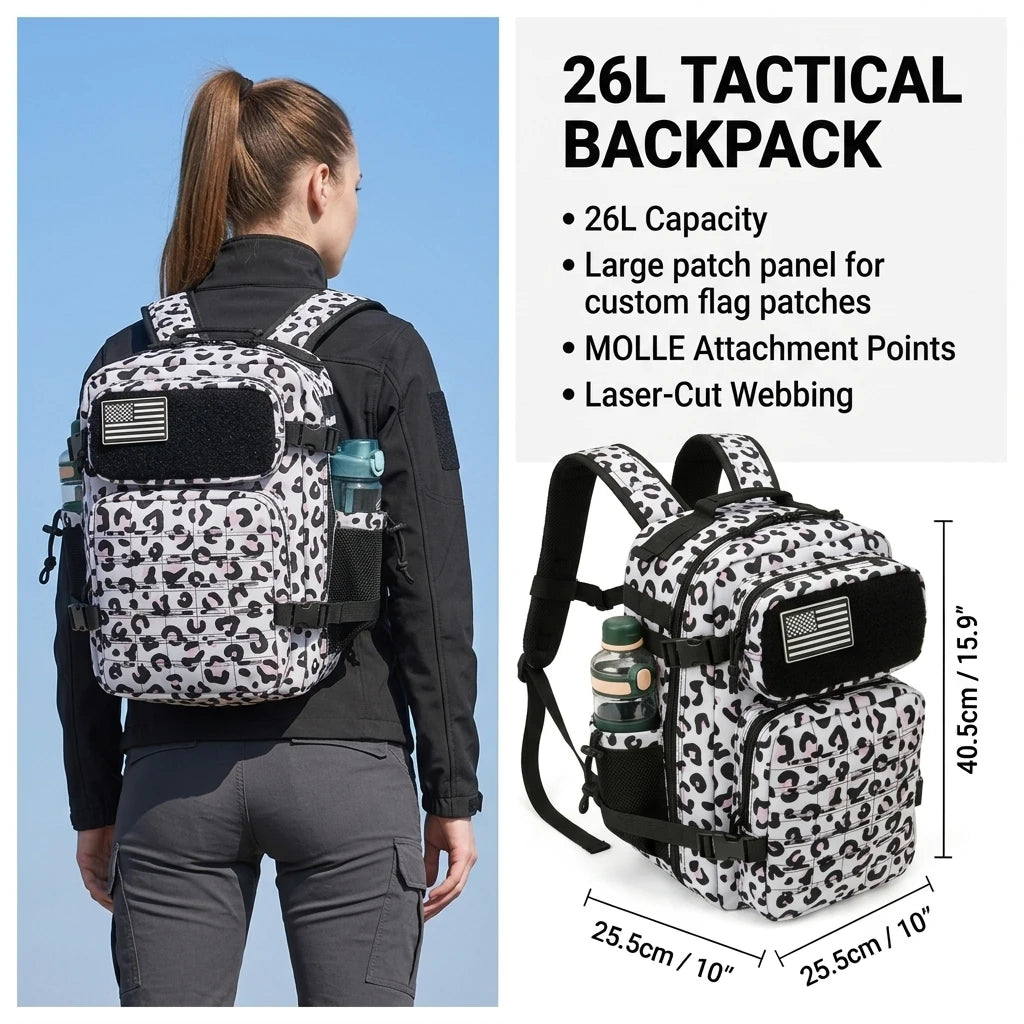 ReFire Gear Molle Tactical Backpack Featuring Cup Holders