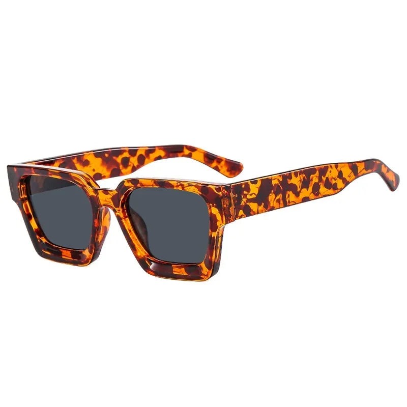 SHUKUI Square Vintage Sunglasses UV400 Driving Glasses