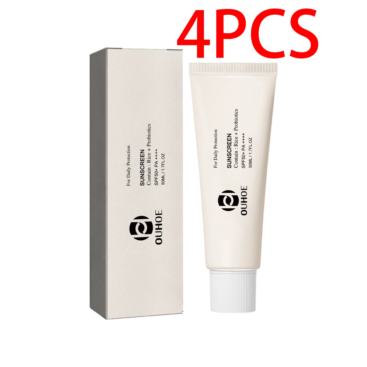 Ouhoe SPF 50 Face Sunscreen Rice Probiotic Brightening Moisturizing Cream