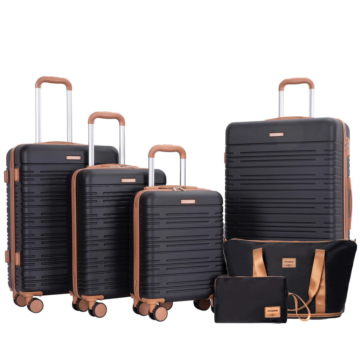 TRIPCOMP Hardcase Luggage Set With Spinner Wheels And TSA Lock