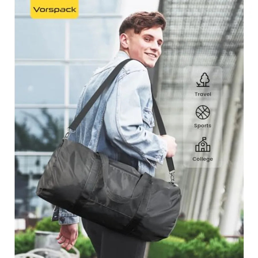Vorspack Foldable Gym Duffel Bag Lightweight Travel Sports