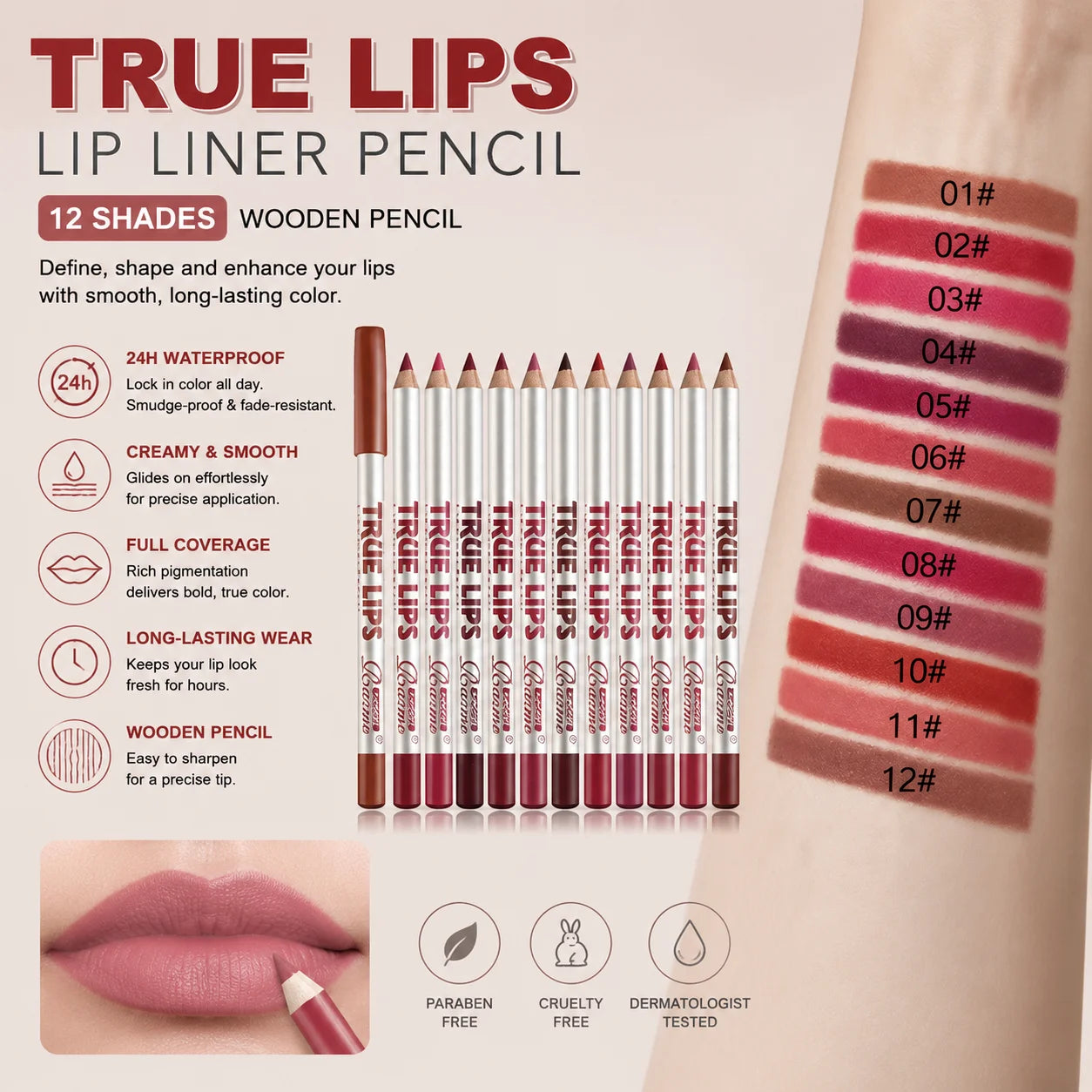 Lip Gift Set 24 Lip Gloss And Lip Liner Collection