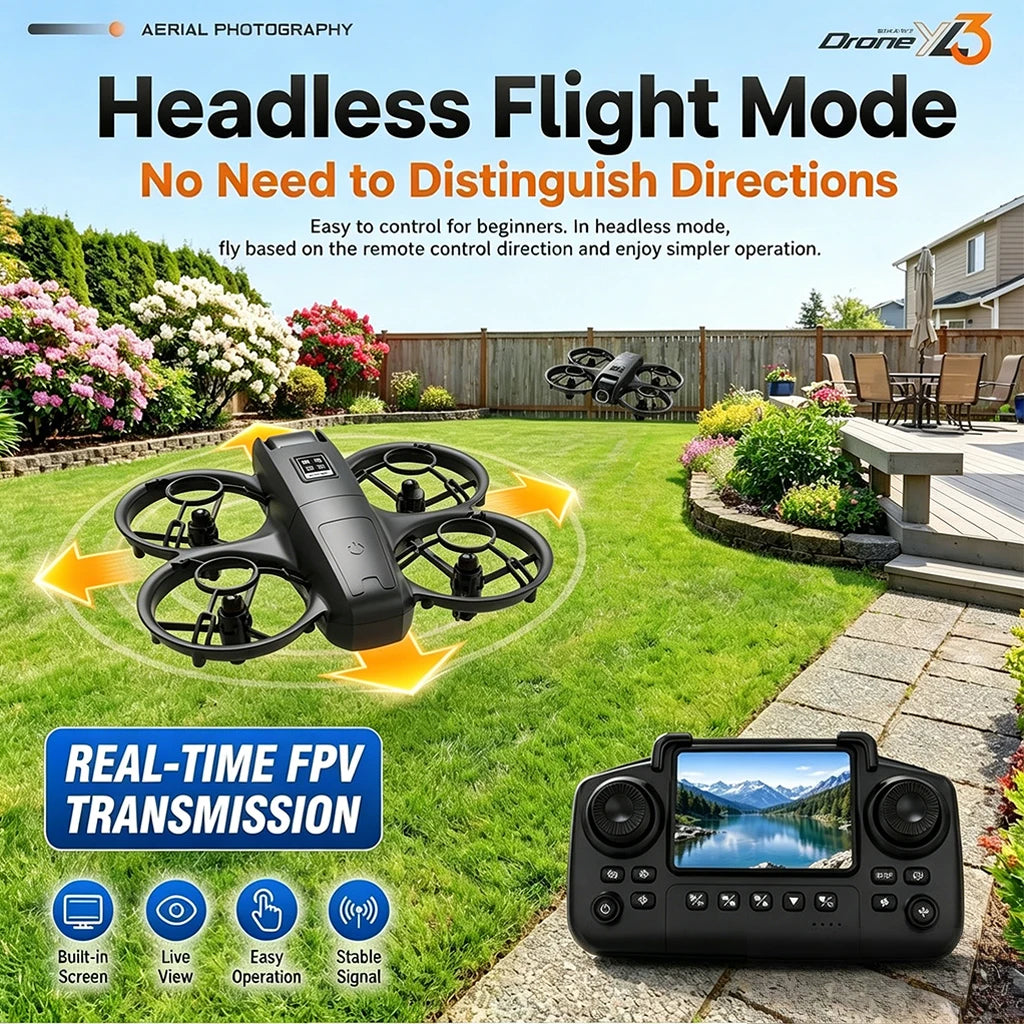ZNLYRION LY3 Portable Drone Dual Camera For Aerial Photography
