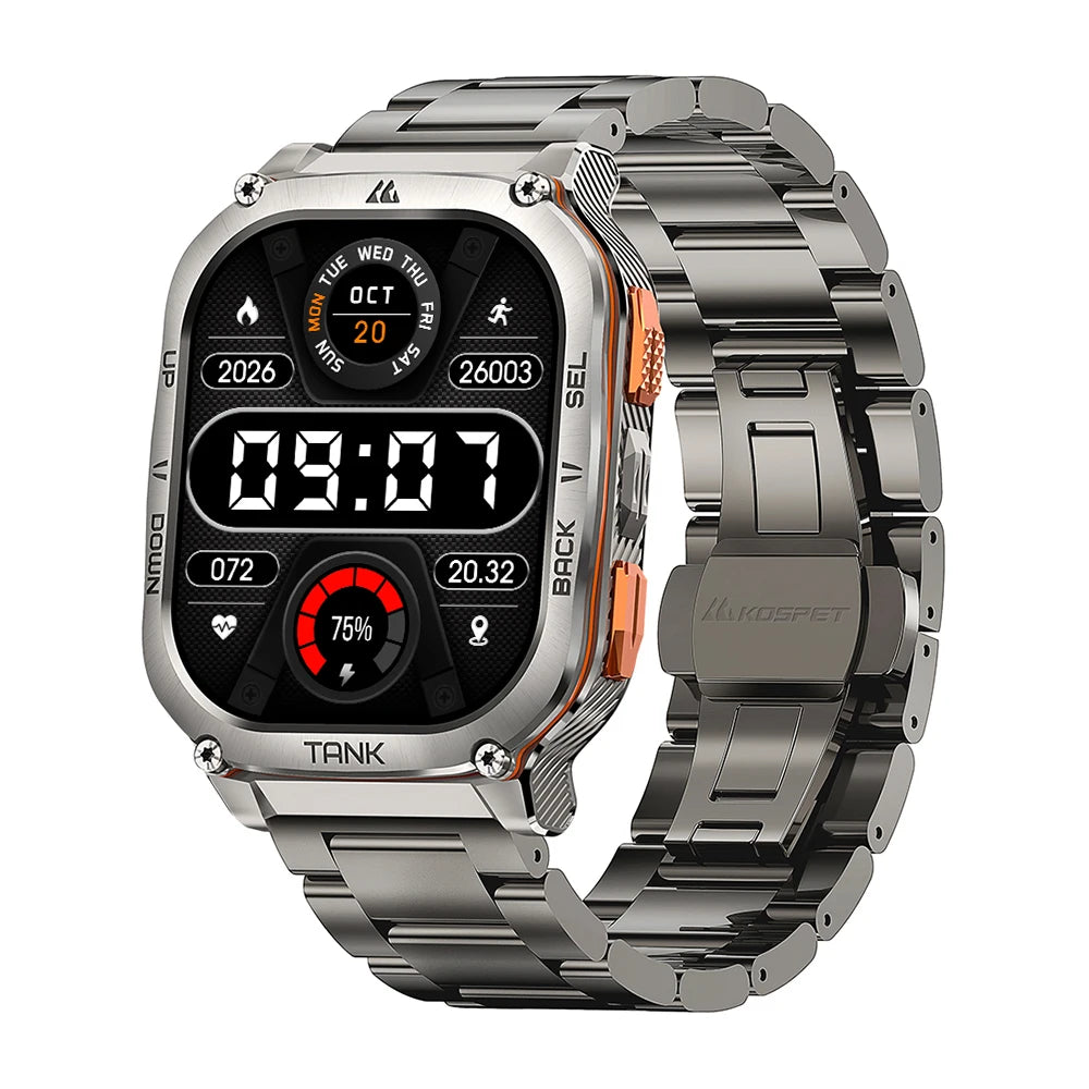 KOSPET Tank M3 Ultra GPS Smartwatch With 5ATM Waterproof