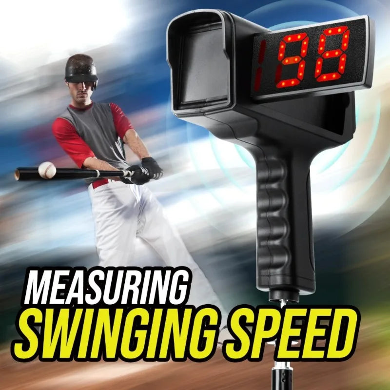 Baseball Radar Gun With Tripod LED Display And Speed Sensor