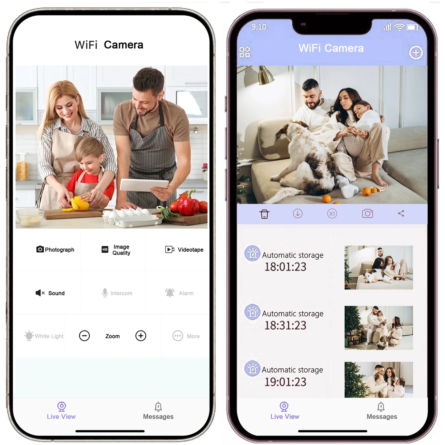 A20 Mini Indoor Security Camera With Night Vision And Local SD Card Recording