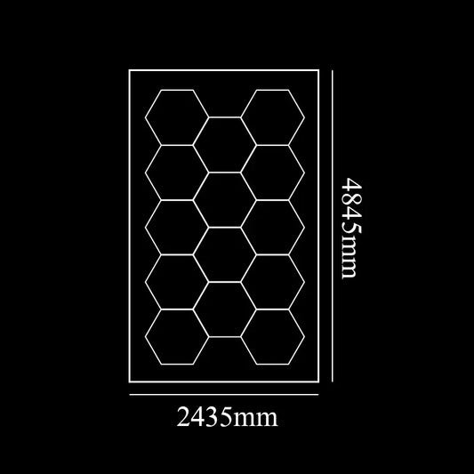 Honeycomb Hexagonal Led Tube Lighting For Garage And Workshops
