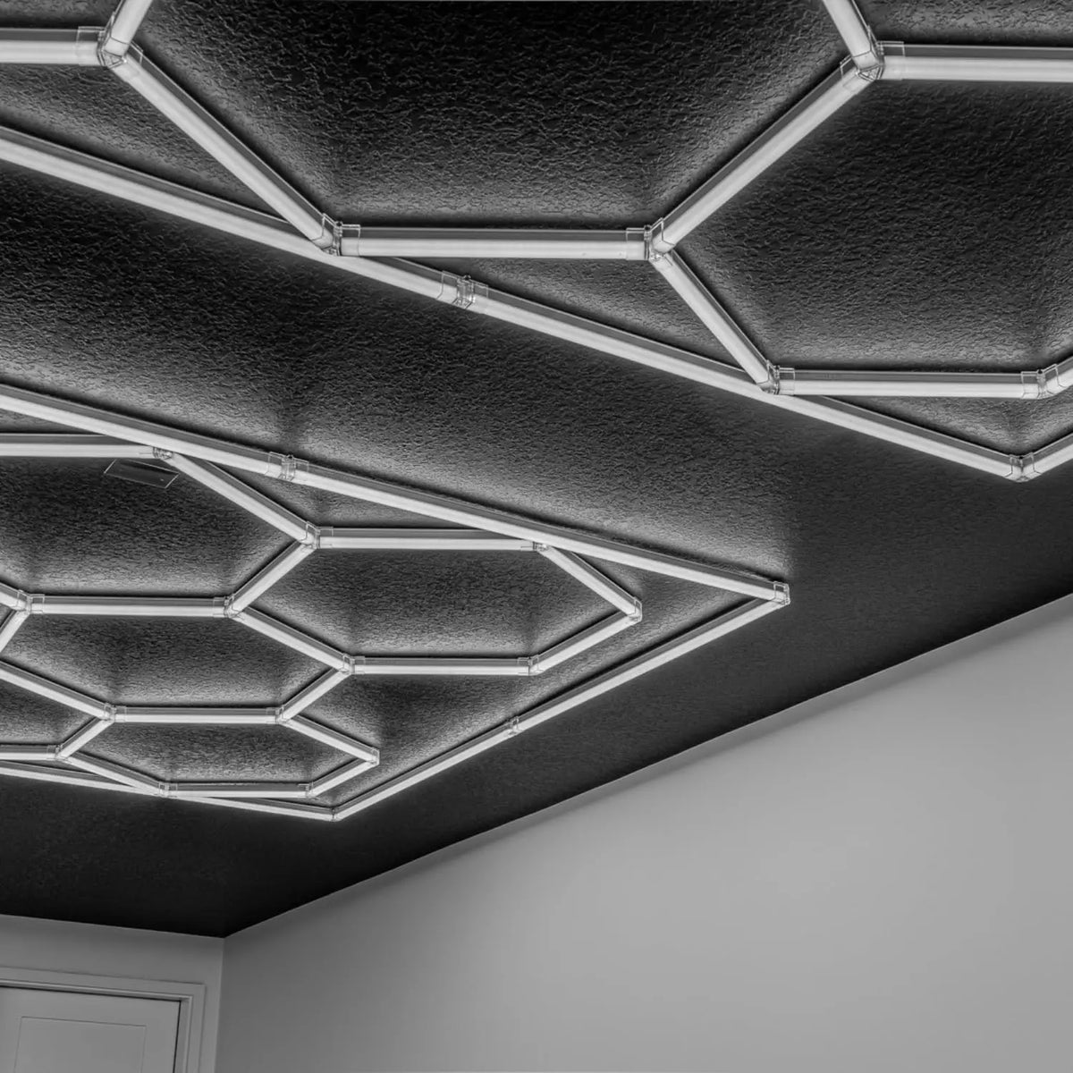 Honeycomb Hexagonal Led Tube Lighting For Garage And Workshops