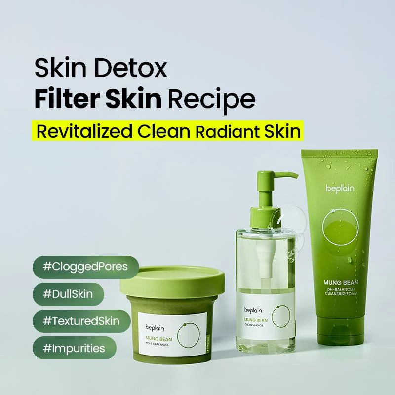 Beplain Skin Detox Trio Glow Kit For Pore Care And Repair