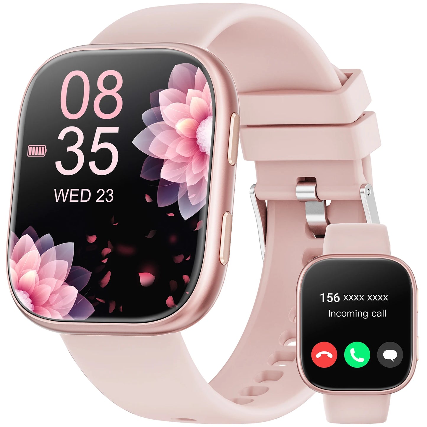 Smartwatch Bluetooth Calling Heart Rate Monitor 100 Plus Sports Modes