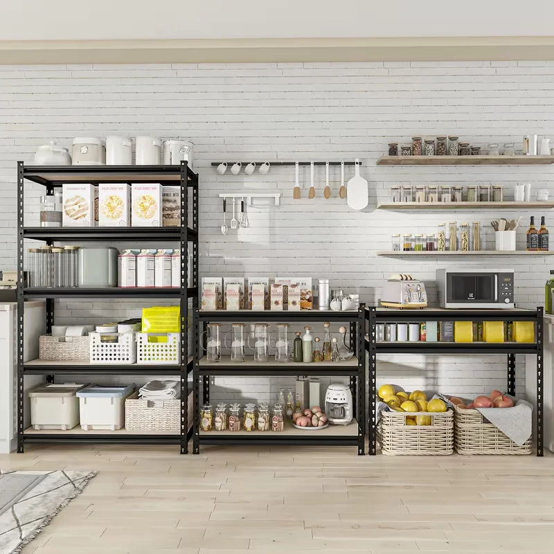 Heavy Duty Metal Storage Rack Adjustable Iron Shelving Unit