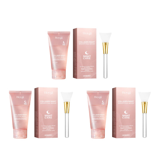 Hoygi Collagen Hyaluronic Acid Night Peel Off Mask With Spatula