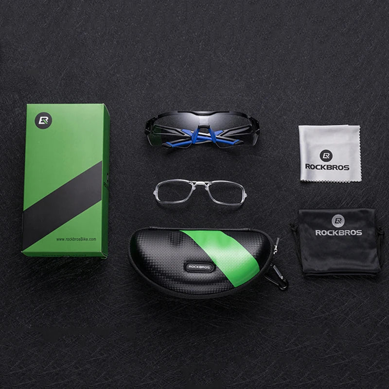 ROCKBROS Photochromic Cycling Glasses UV400 Protection Sunglasses