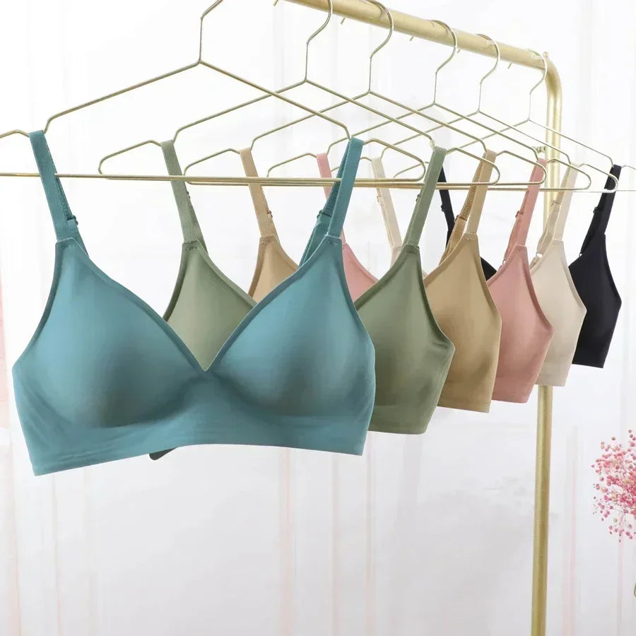 Seamless Wireless Bralette With Removable Padding For Women