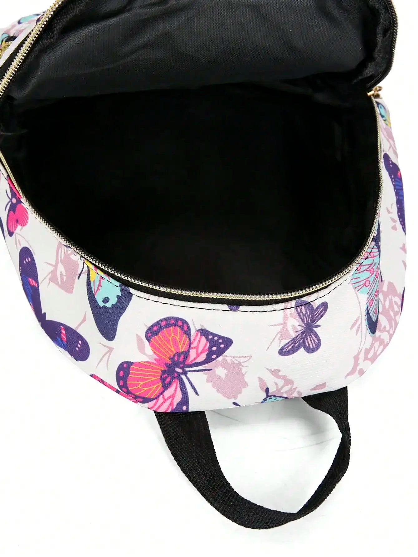 Nylon Women's Black Backpack With Laptop Compartment Casual Everyday