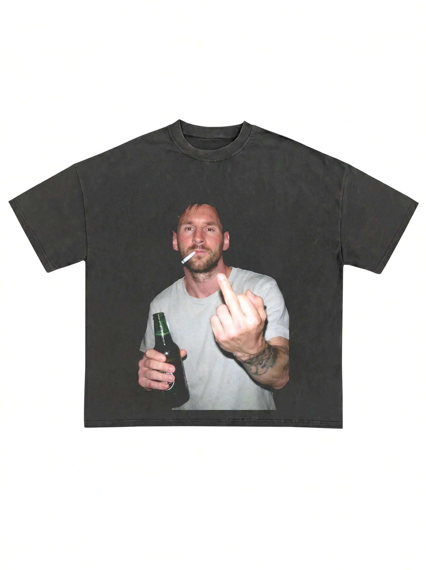 Lionel Messi Off-Duty Fun Graphic Tee 100 Percent Cotton