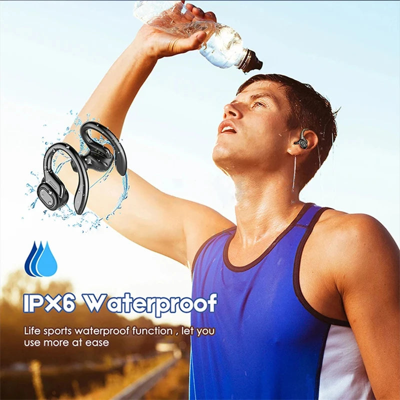 SHUKE Bluetooth Earbuds With Sport Earhook Headset And Microphone