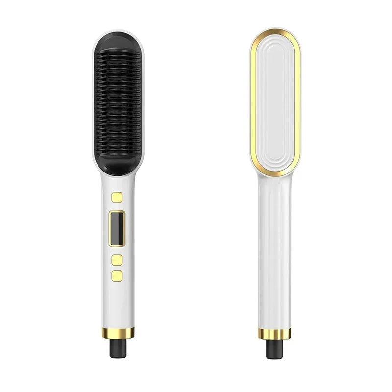 Thermostatic Hair Straightener Comb With 5 Temperature Settings
