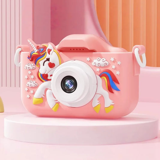 Kids Camera 1080P HD Toy Video Camera With Silicone Case Gift