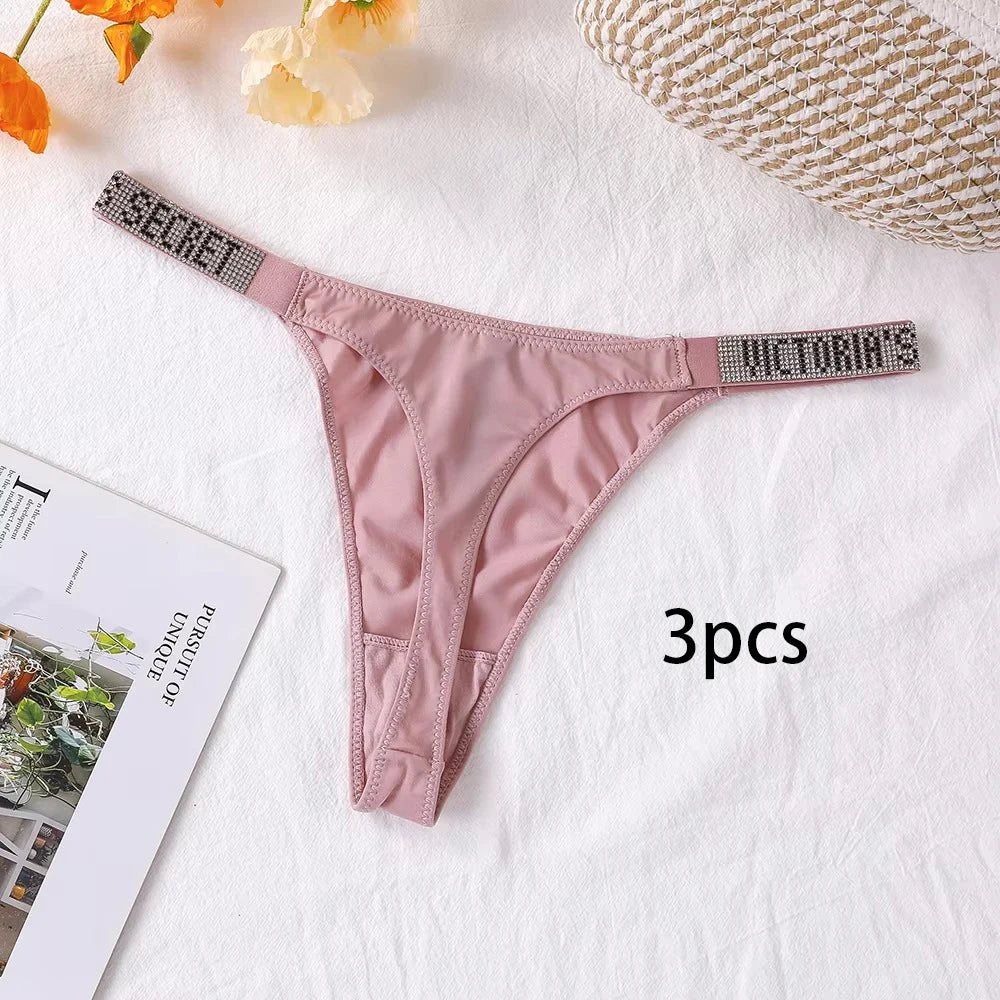 Victoria's Secret Lace Thongs Women Comfortable Breathable Panties