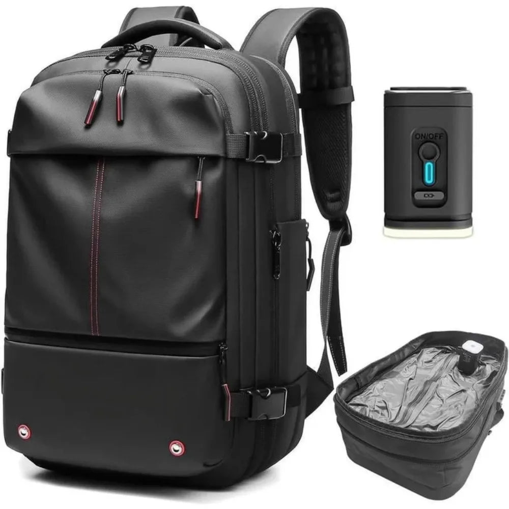 Kabaqoo Expandable Vacuum Compression Travel Backpack With Electric Pump