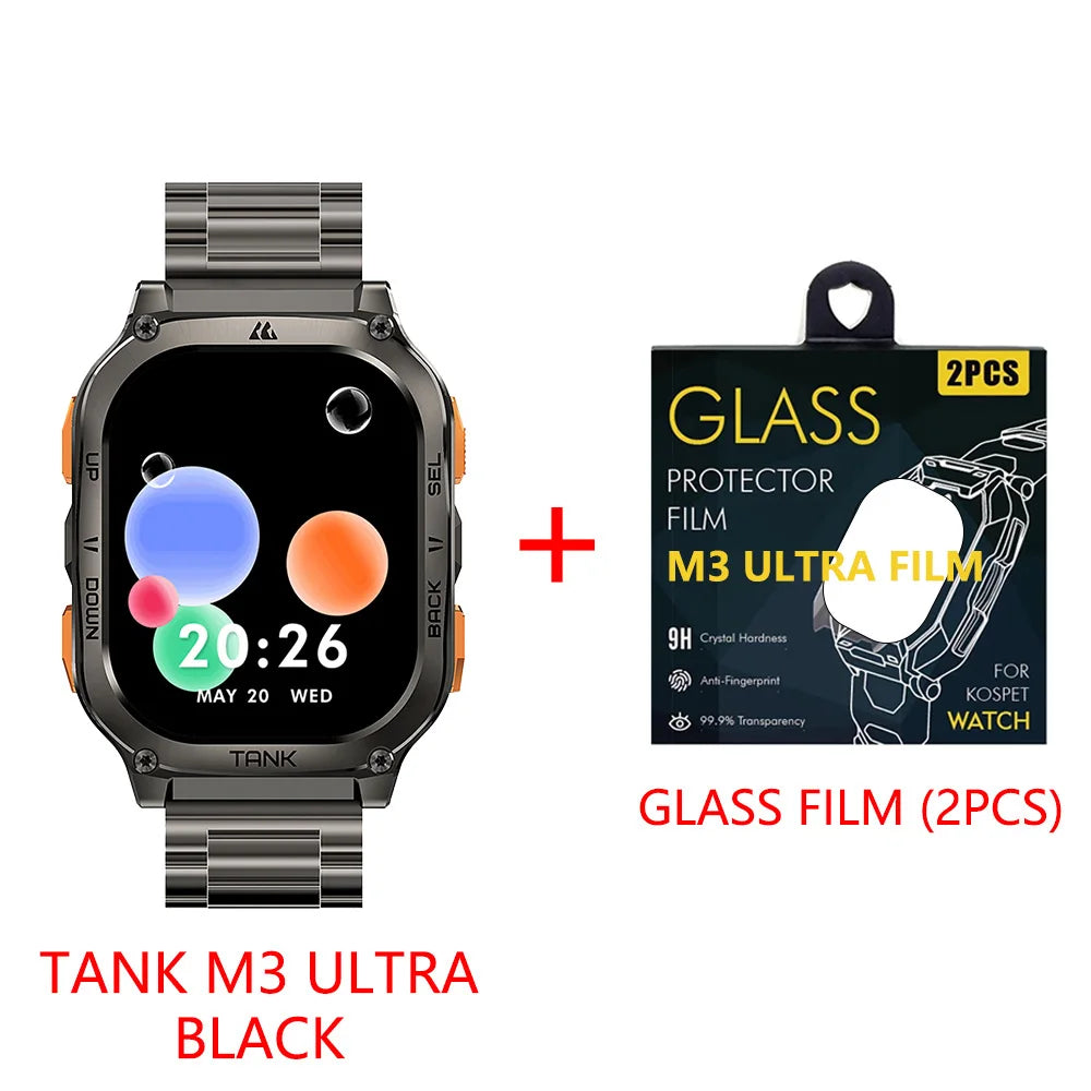 KOSPET Tank M3 Ultra GPS Smartwatch With 5ATM Waterproof