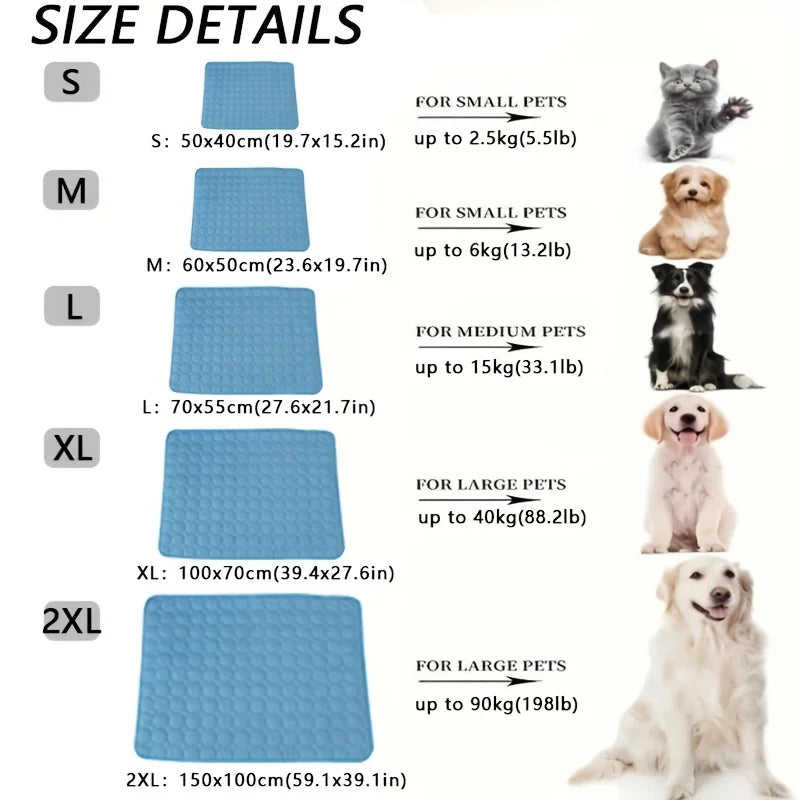 Dog Cooling Mat Self Cooling Pad For All Dogs Durable