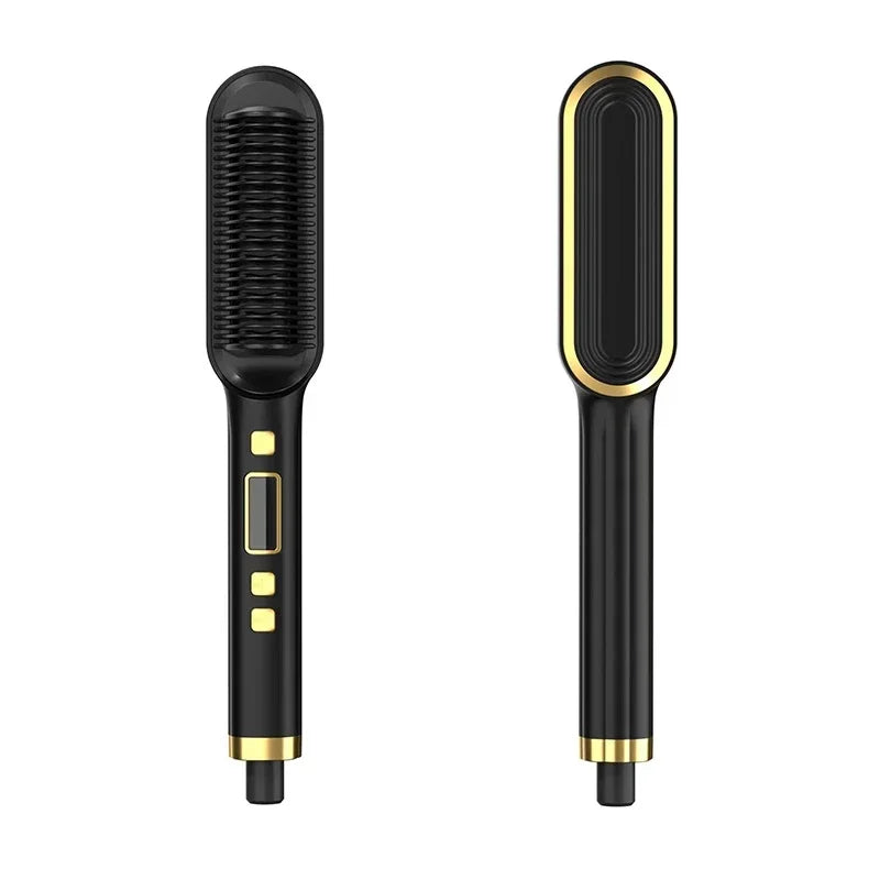 Thermostatic Hair Straightener Comb With 5 Temperature Settings