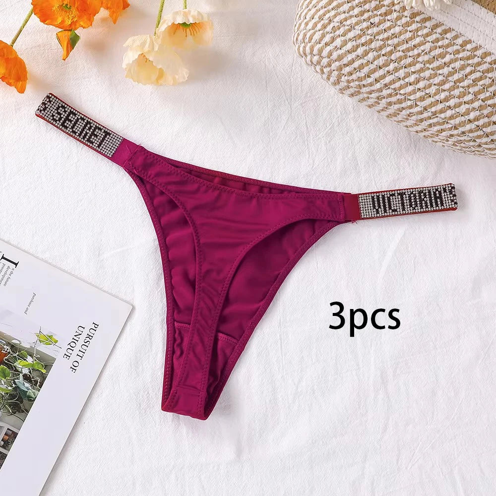 Victoria's Secret Lace Thongs Women Comfortable Breathable Panties