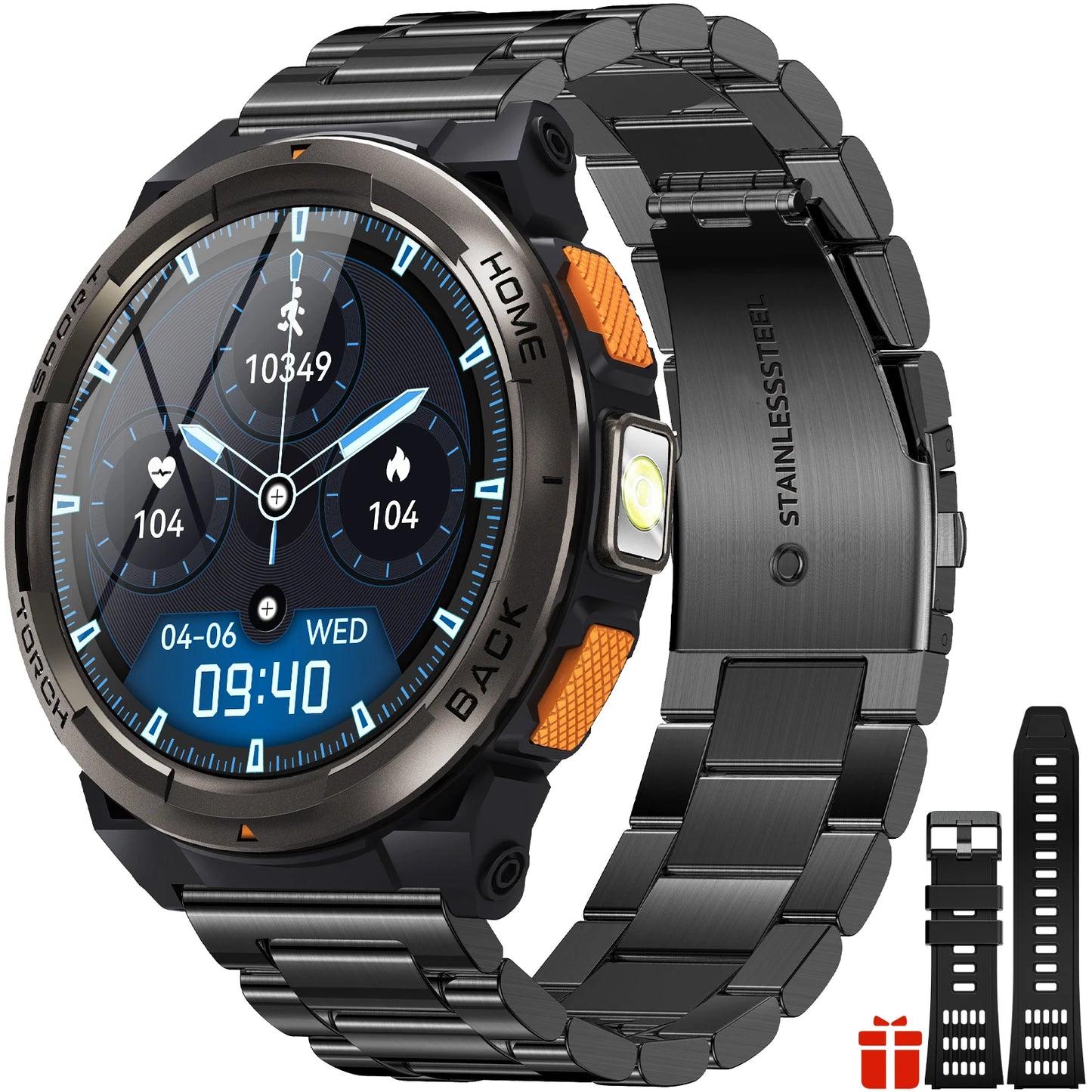 EIGIIS KE5 Smart Watch 3ATM Waterproof With Compass