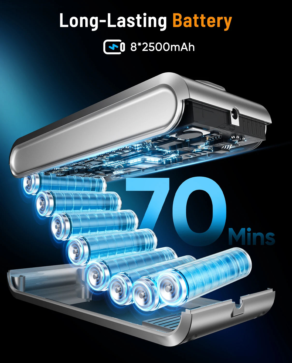 VAKERR X15 Pro 650W Cordless Vacuum Cleaner For Pet Hair HEPA