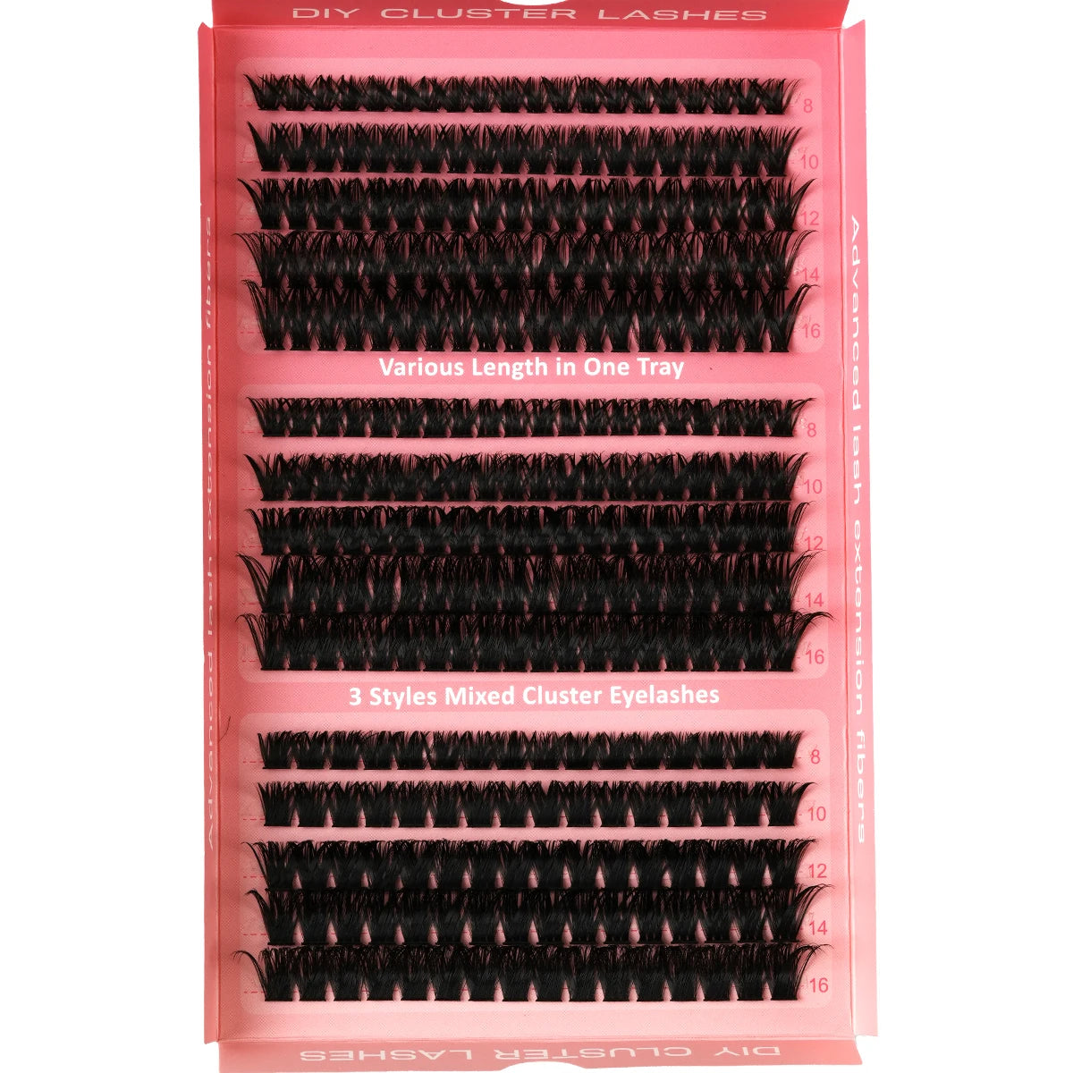 HBZGTLAD Professional Volume Eyelash Cluster Extensions Custom Style
