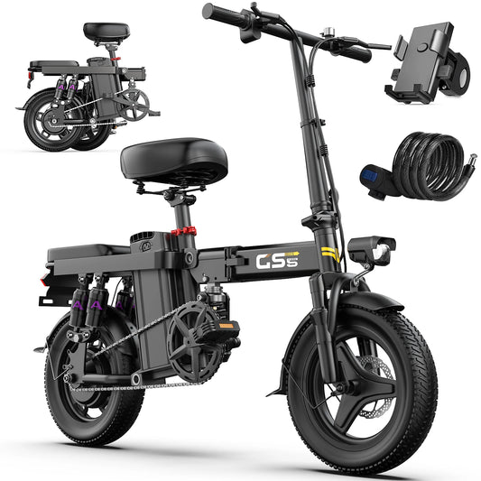 UPlee Folding Electric Bike 740W Brushless Motor Battery