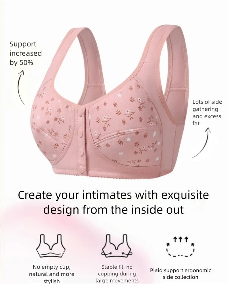 7 Pack Lace Push Up Seamless Bras For Women All Day Comfort