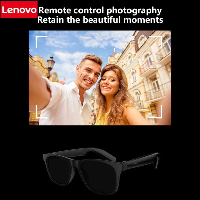 Lenovo Motorcycle Audio Sunglasses Unisex Outdoor Driving Eyewear