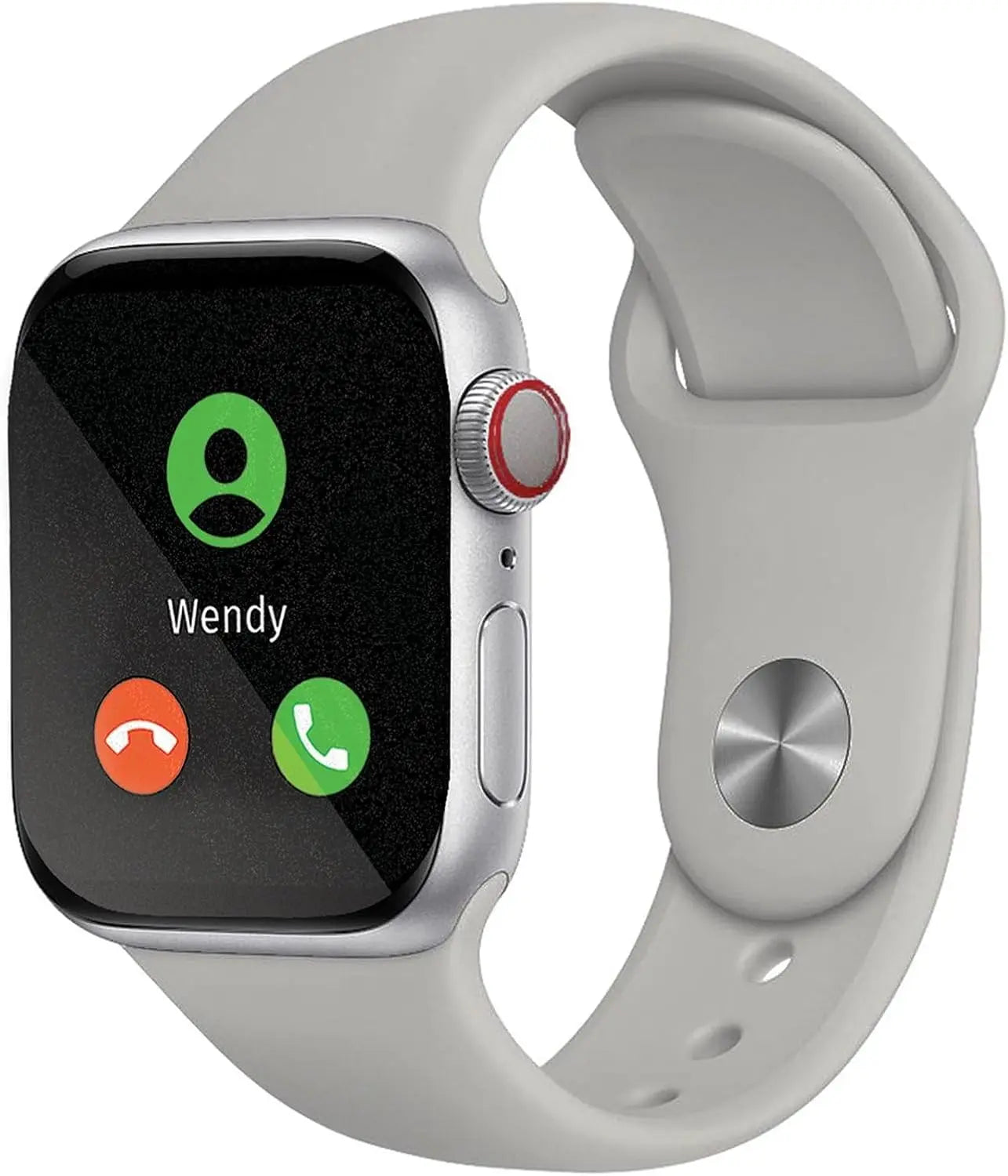 HiWear Smartwatch With Case 7 Bands, HD Touchscreen, Bluetooth Calling