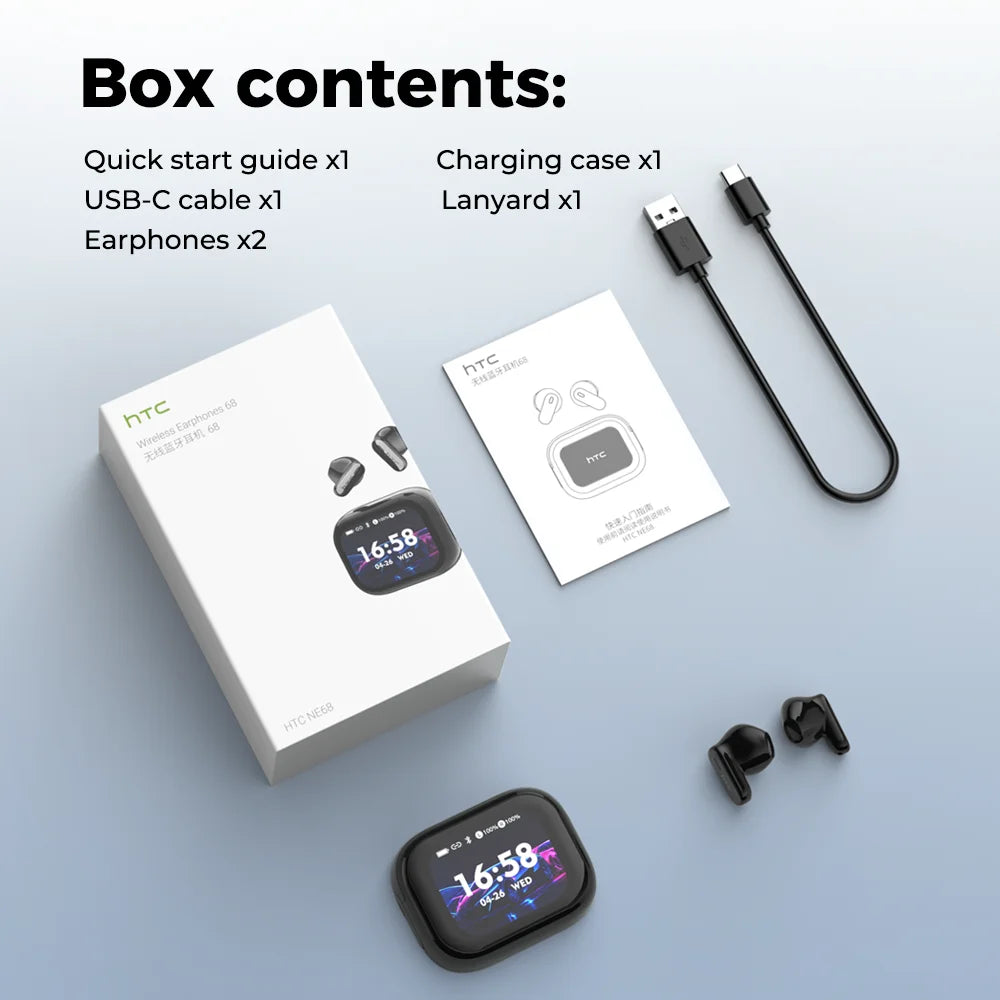NE68 Wireless Earphones Bluetooth 5.0 With Long Battery Life