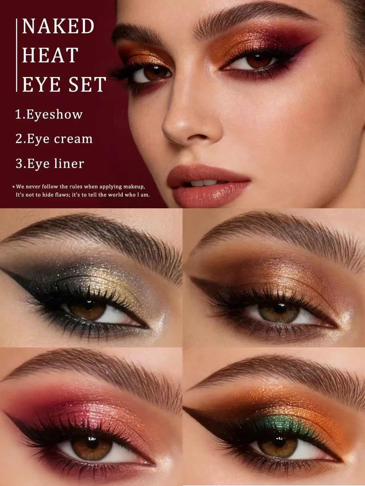 Fromst 12 Color Smoky And Warm Eyeshadow Palette Bundle