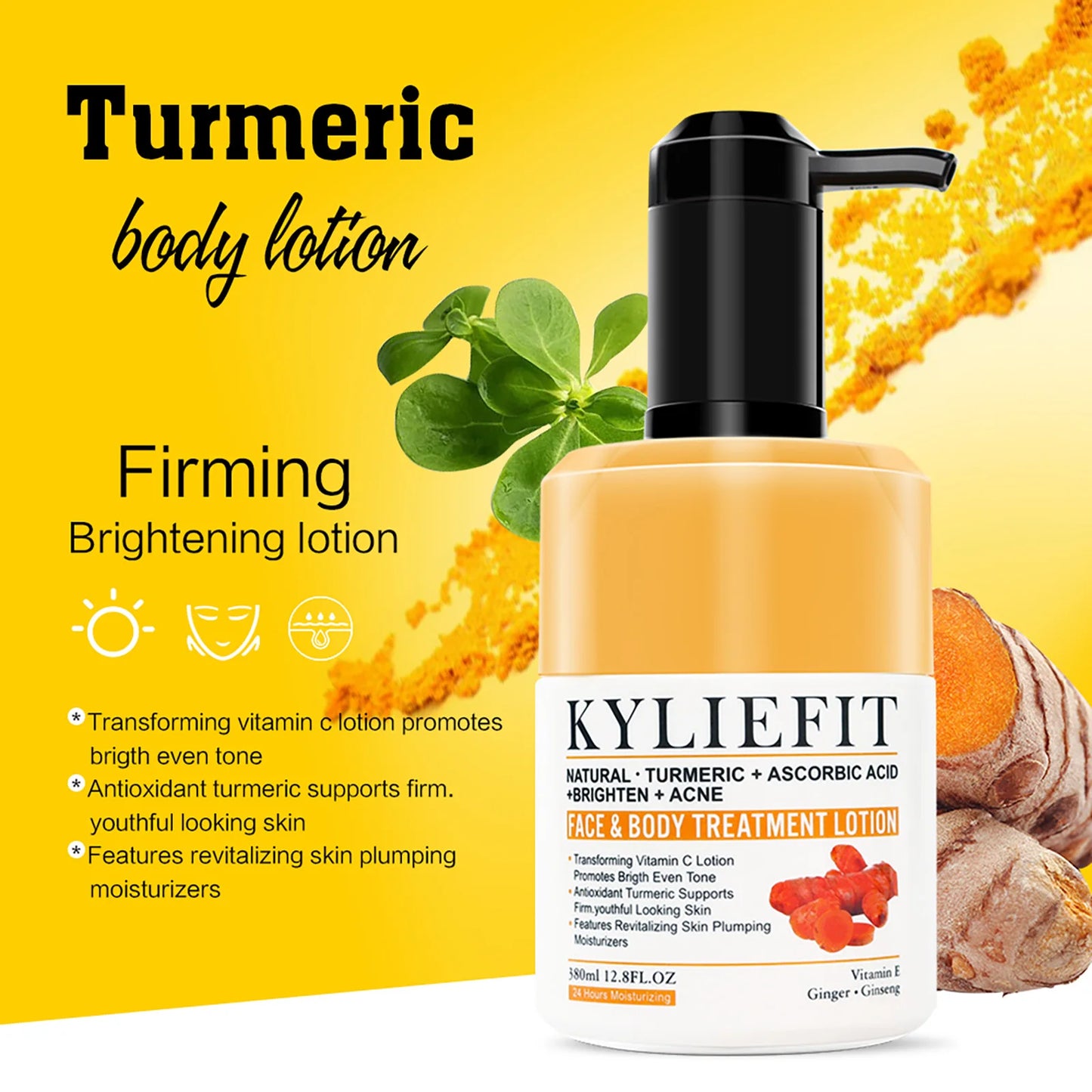 AILKE Organic Turmeric Skin Care Kit Brightening And Hydration