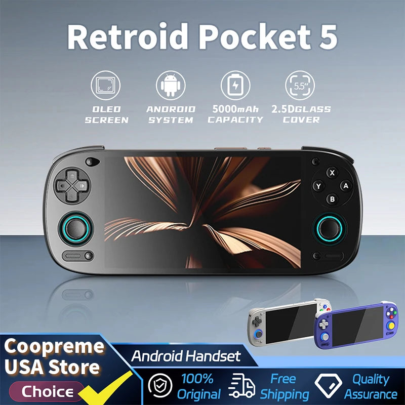 Retroid Pocket Handheld Game Console With AMOLED Display Android 13