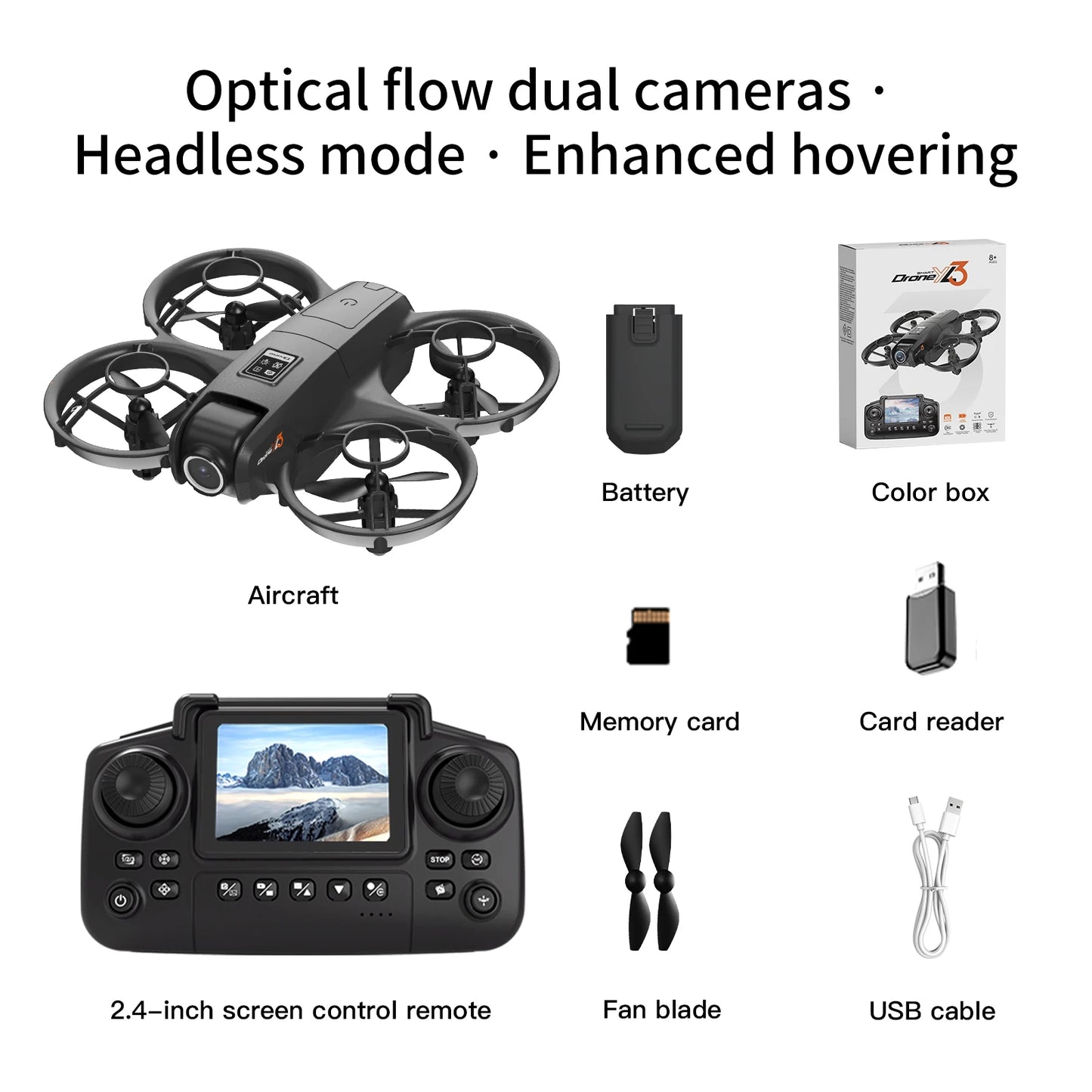ZNLYRION LY3 Portable Drone Dual Camera For Aerial Photography