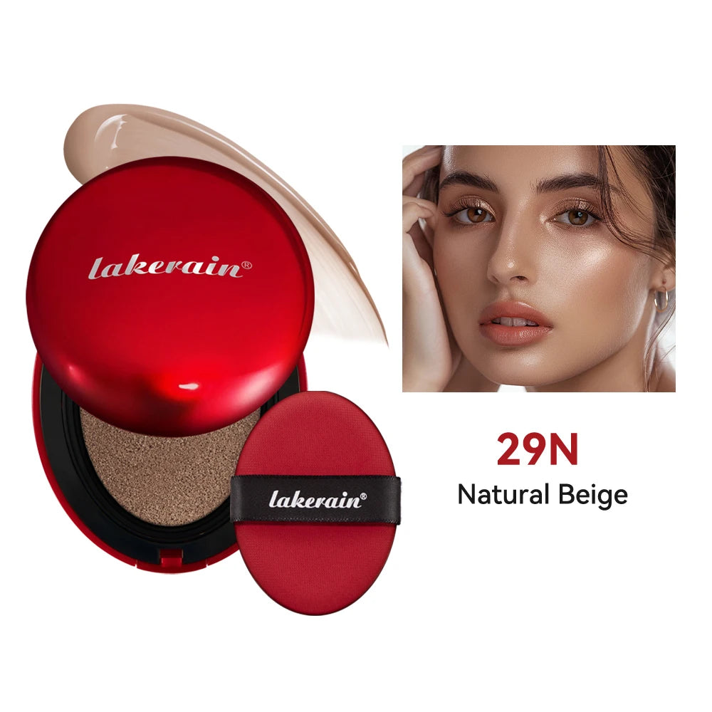 Ibcccndc Korean Air Cushion Foundation Natural Moisturizing Coverage 72H Wear