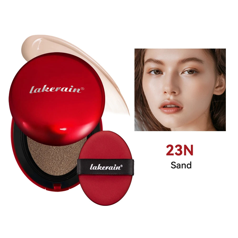 Ibcccndc Korean Air Cushion Foundation Natural Moisturizing Coverage 72H Wear