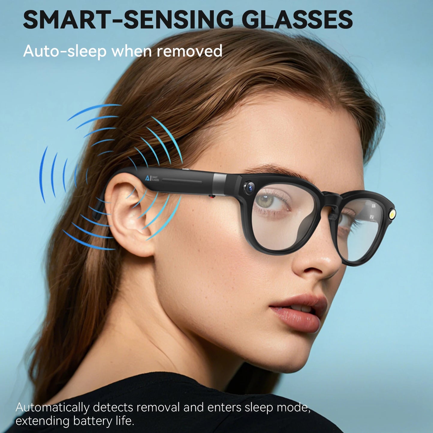 EIGIIS AI Smart Glasses With Bluetooth Calls And Translation