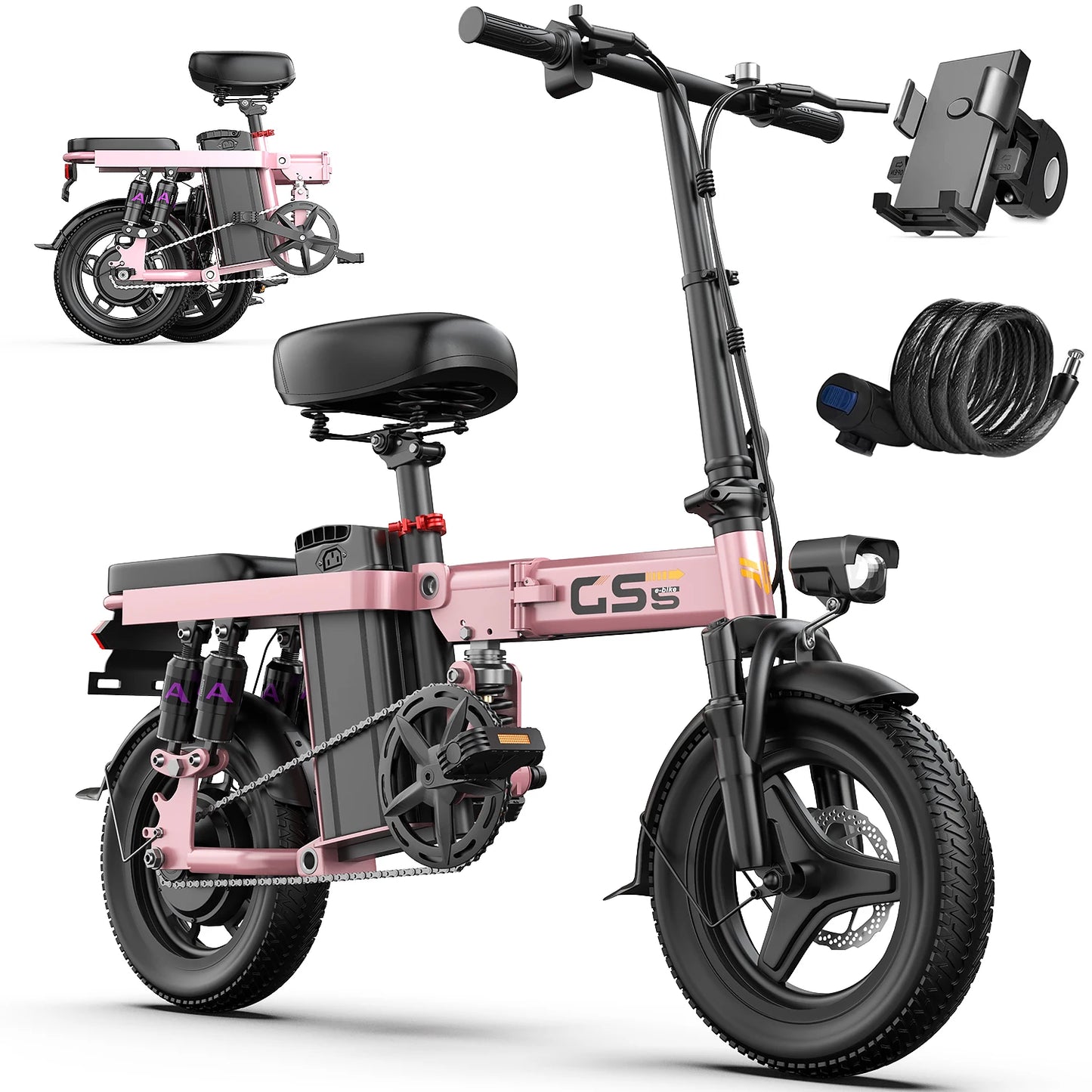 UPlee GS5 48V 15Ah Folding Electric Bike Battery Pack